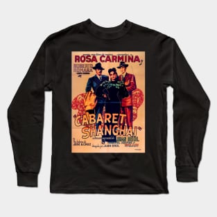 Vintage Mexican Cinema Icons Long Sleeve T-Shirt